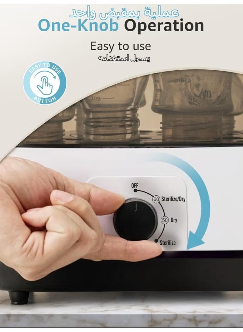 Bottle Sterilizer and Dryer, Electric Steam Baby Bottle Sterilizer, Sanitizer for Baby Bottles & Pacifiers - Image 4